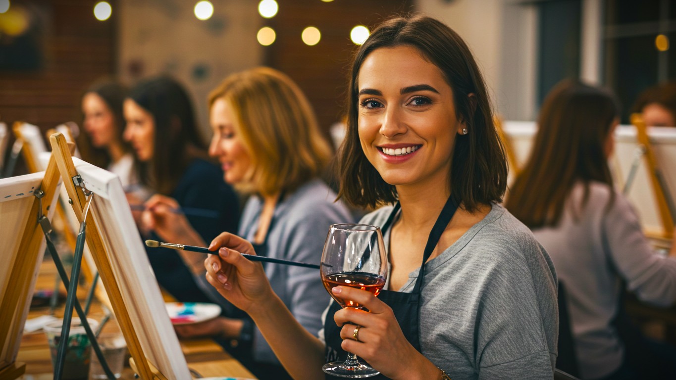 Istanbul Paint & Wine Creative Night - Istanbul, Antalya, Cappadocia