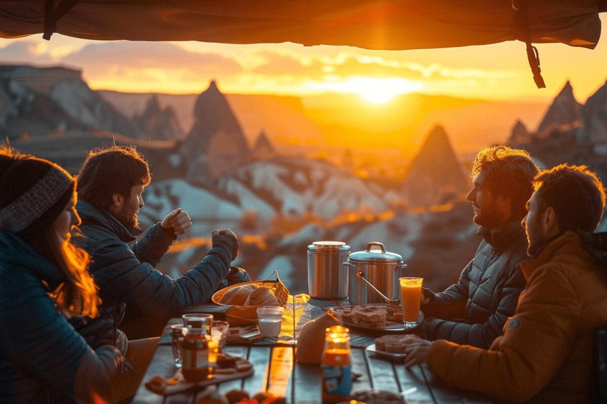 XperienceTurkey Sunrise Hot Air Balloon Breakfast Experience in Cappadocia XperienceClub